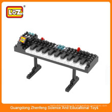 LOZ órgão eletrônico brinquedo de tijolo bloco de construção, brinquedo inteligente bloco de construção